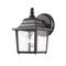 Z-Lite Waterdown 1 Light Outdoor Wall Light, Black & Clear Beveled 546BK - alternate 1